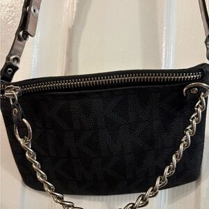 Michael Kors Black Mini Bag with Chain Strap